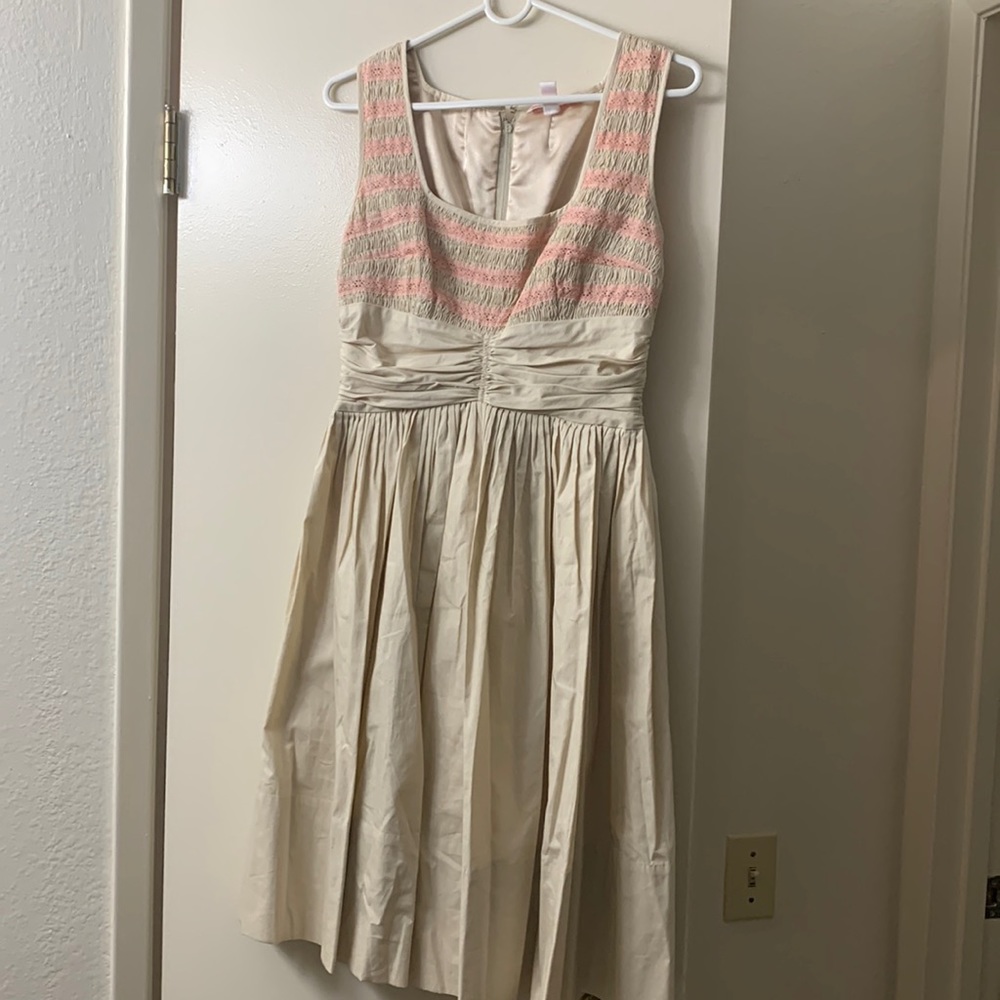 Classic Cream Betsey Johnson Dress